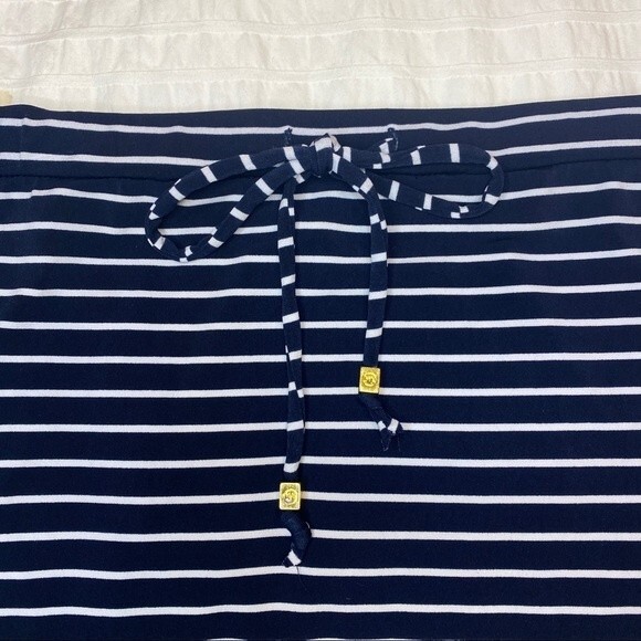 Michael Kors Blue & White Striped Maxi Skirt - Size Small - EUC - Picture 3 of 10